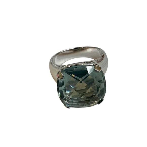 Swarovski Aqua Blue Crystal Chunky Ring (Swan Mark) – Retired - Picture 12 of 12